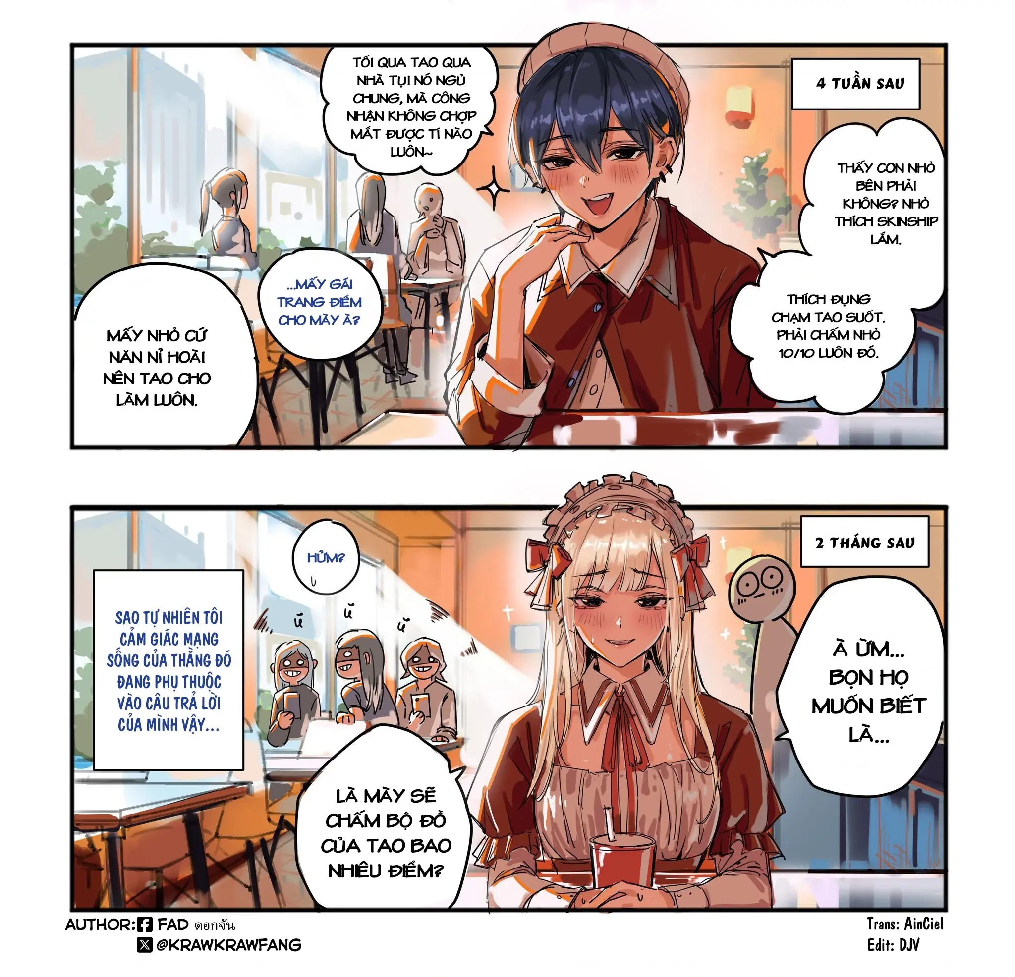 Thằng bạn dân chơi nay đã hóa "gái" Chapter 10 - Trang 4
