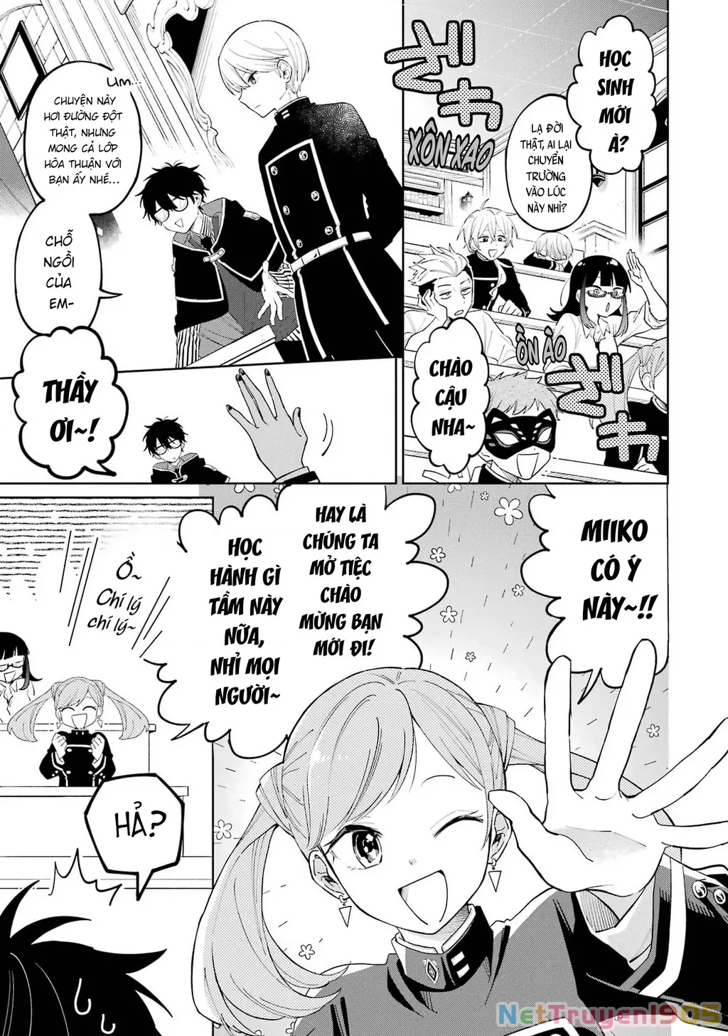 Thầy ơi! Bọn em sẽ hủy diệt thế giới! Chapter 1 - Trang 34