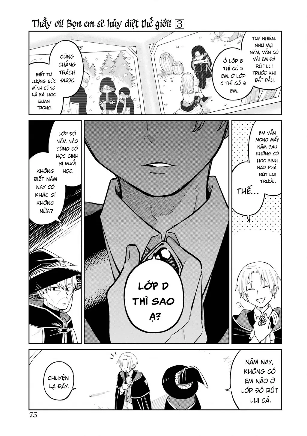 Thầy ơi! Bọn em sẽ hủy diệt thế giới! Chapter 12 - Trang 20