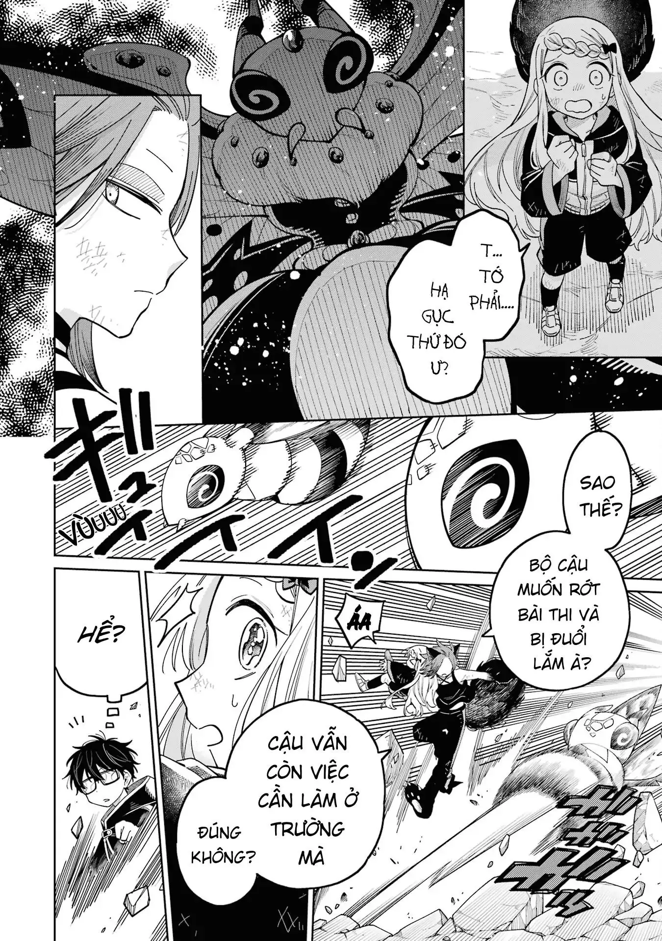 Thầy ơi! Bọn em sẽ hủy diệt thế giới! Chapter 19 - Trang 10