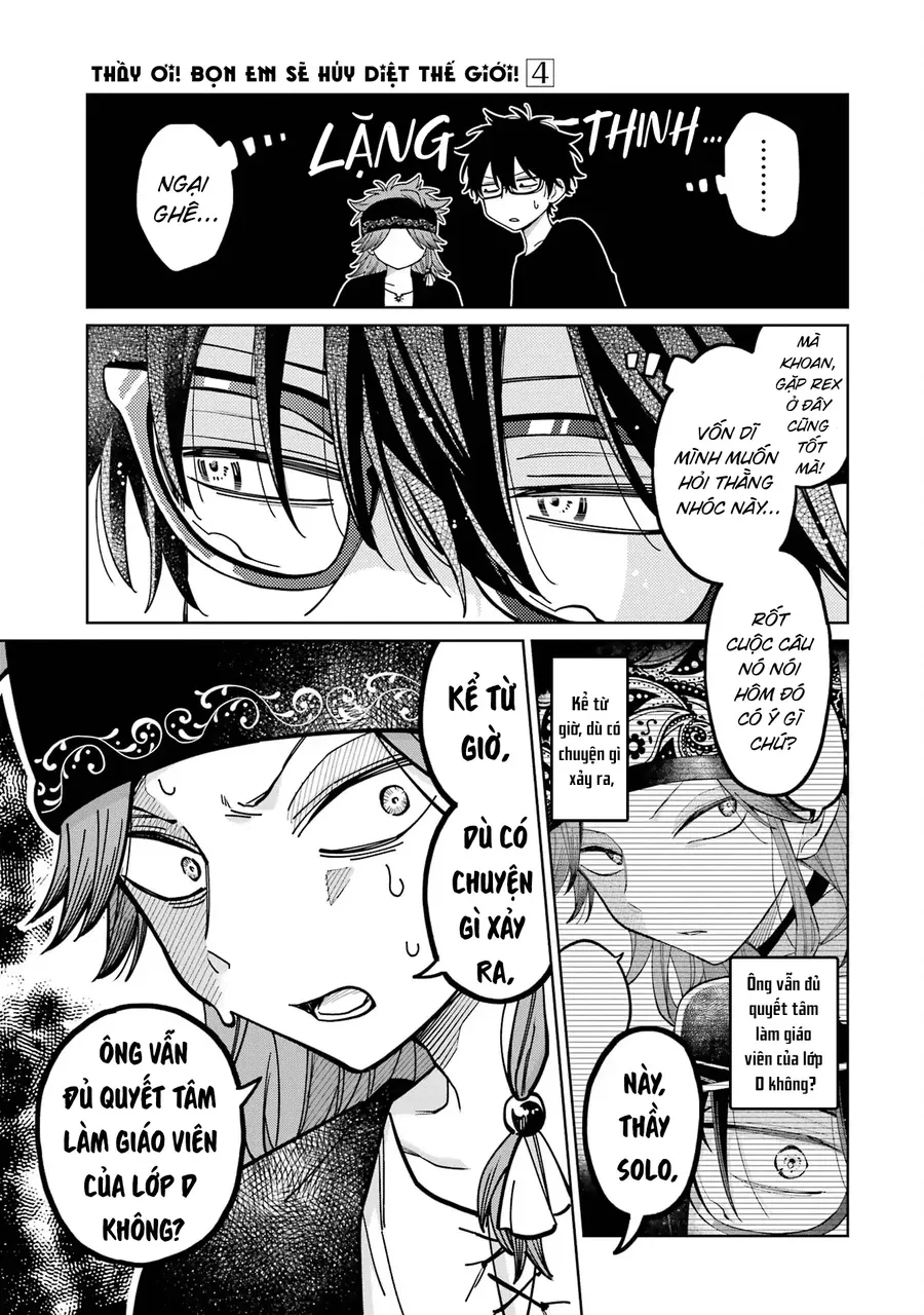 Thầy ơi! Bọn em sẽ hủy diệt thế giới! Chapter 23 - Trang 18