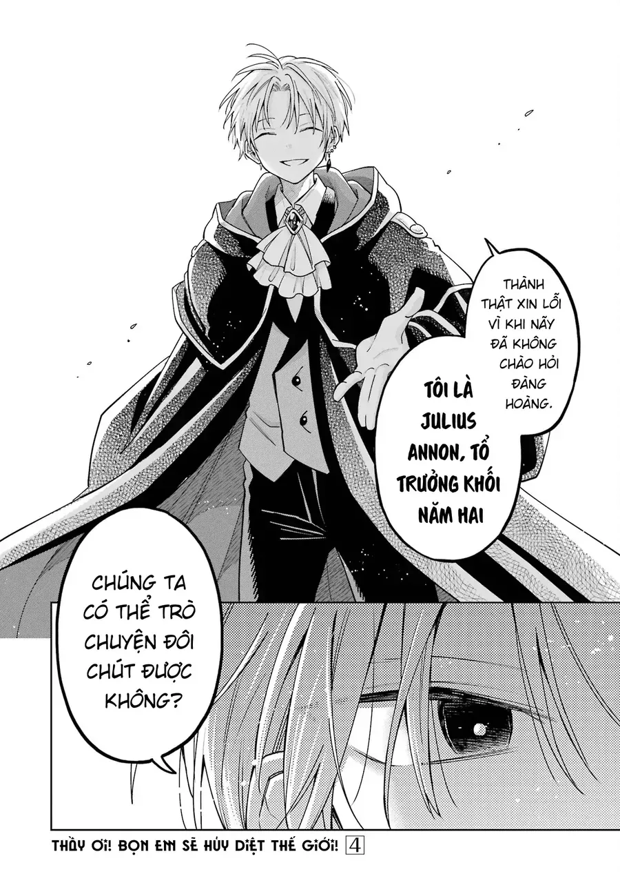 Thầy ơi! Bọn em sẽ hủy diệt thế giới! Chapter 24 - Trang 49