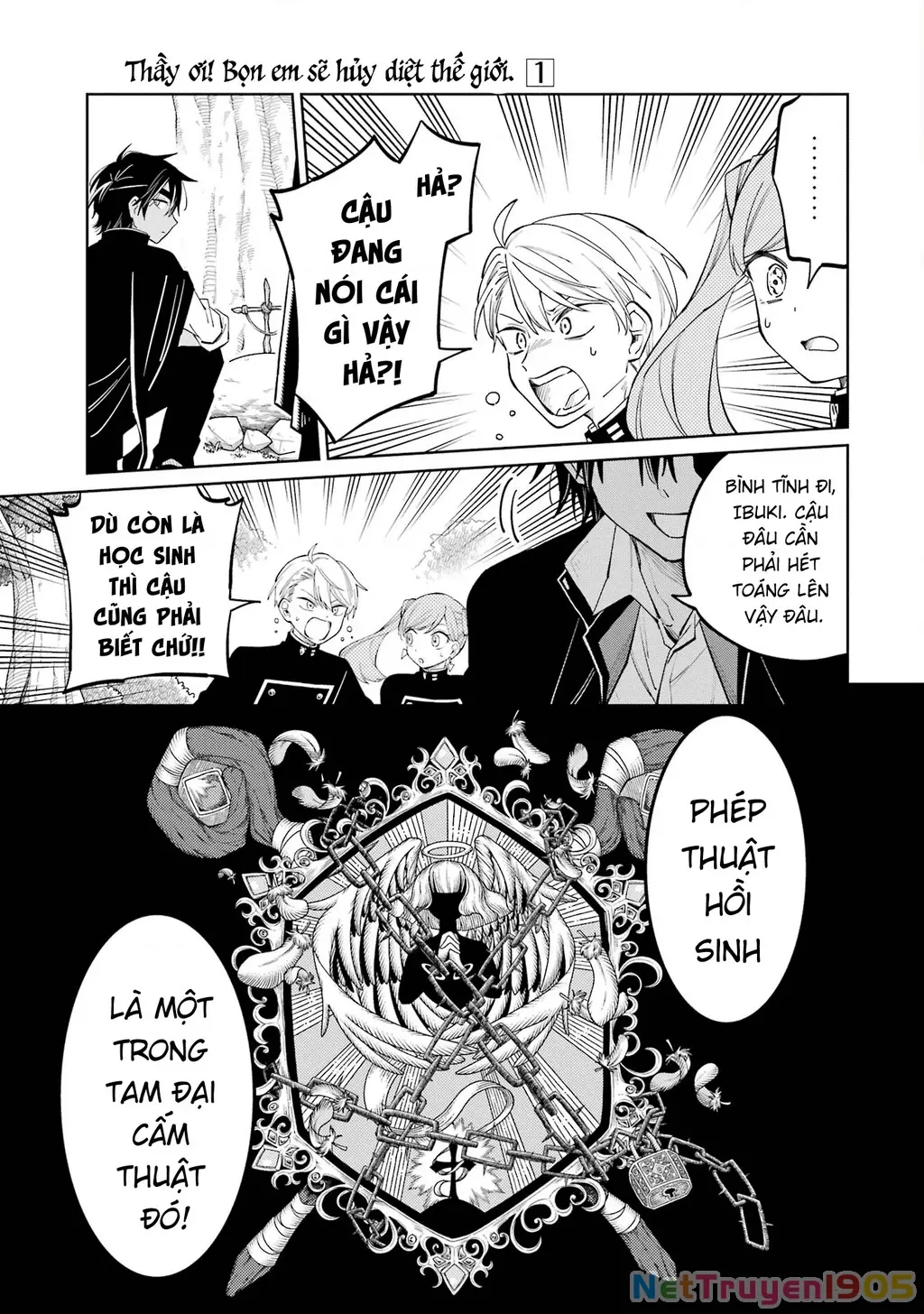 Thầy ơi! Bọn em sẽ hủy diệt thế giới! Chapter 3 - Trang 41