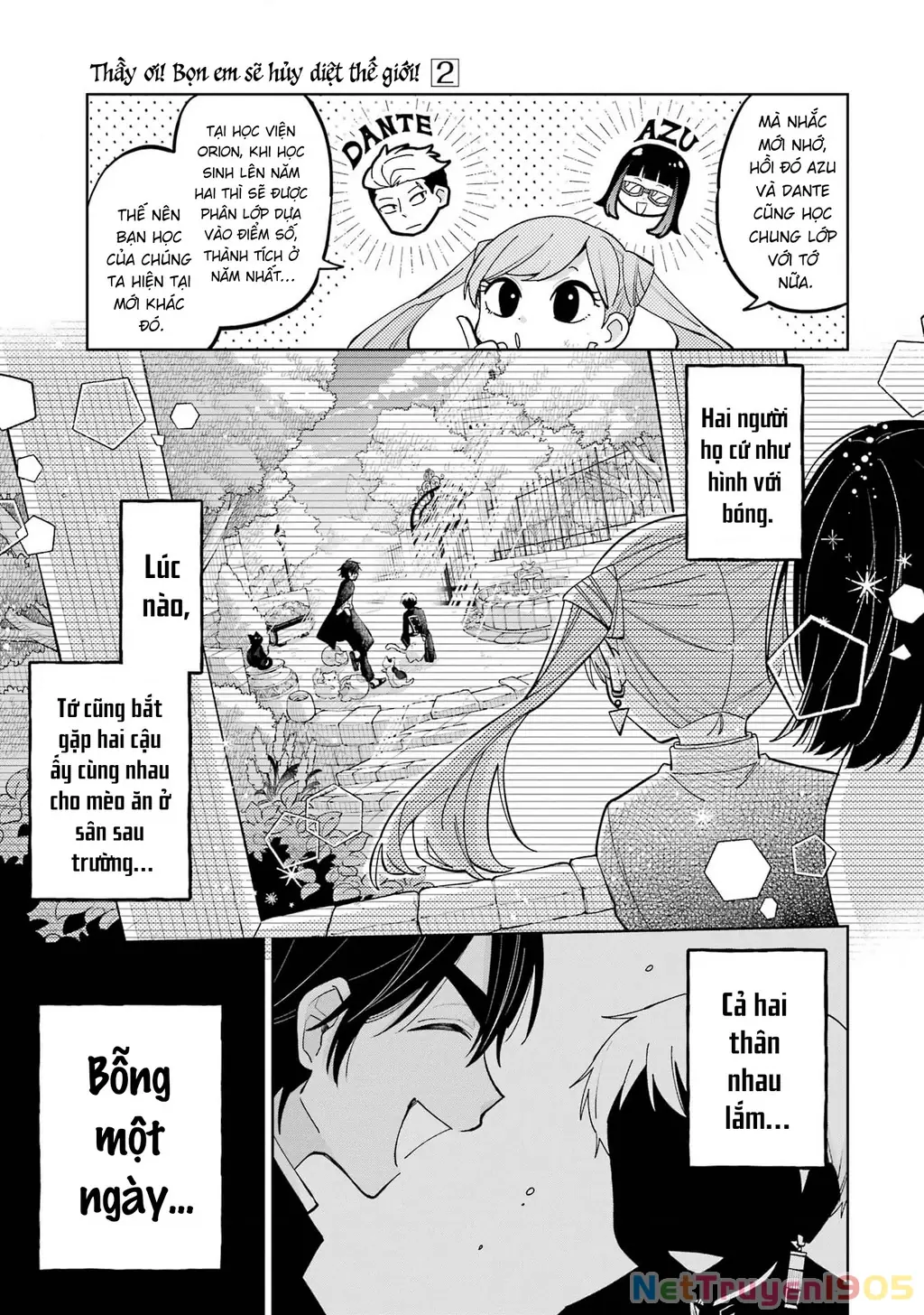 Thầy ơi! Bọn em sẽ hủy diệt thế giới! Chapter 5 - Trang 22
