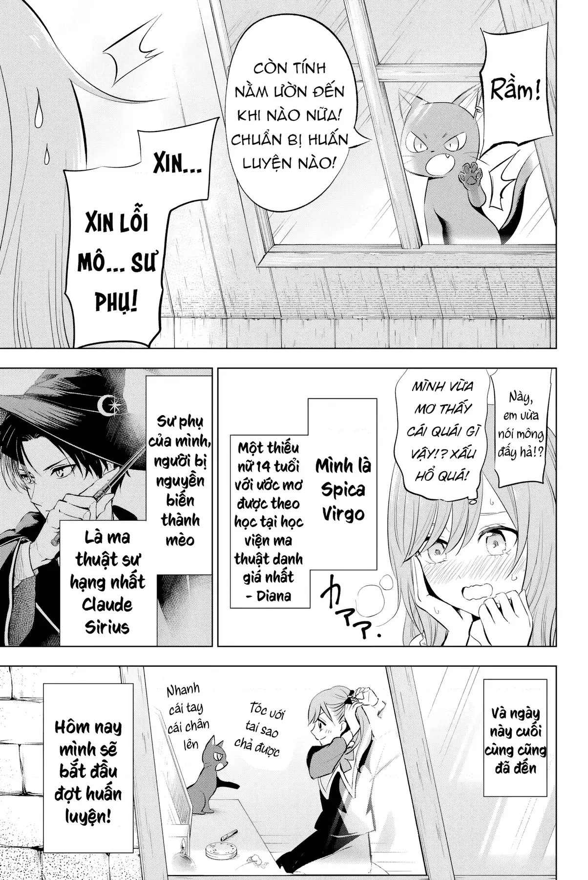 The Classroom Of A Black Cat And A Witch Chapter 2 - Trang 4