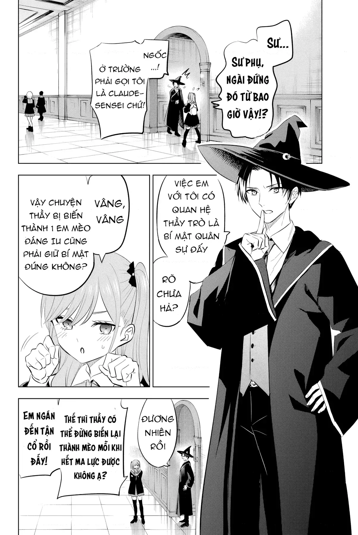 The Classroom Of A Black Cat And A Witch Chapter 4 - Trang 6