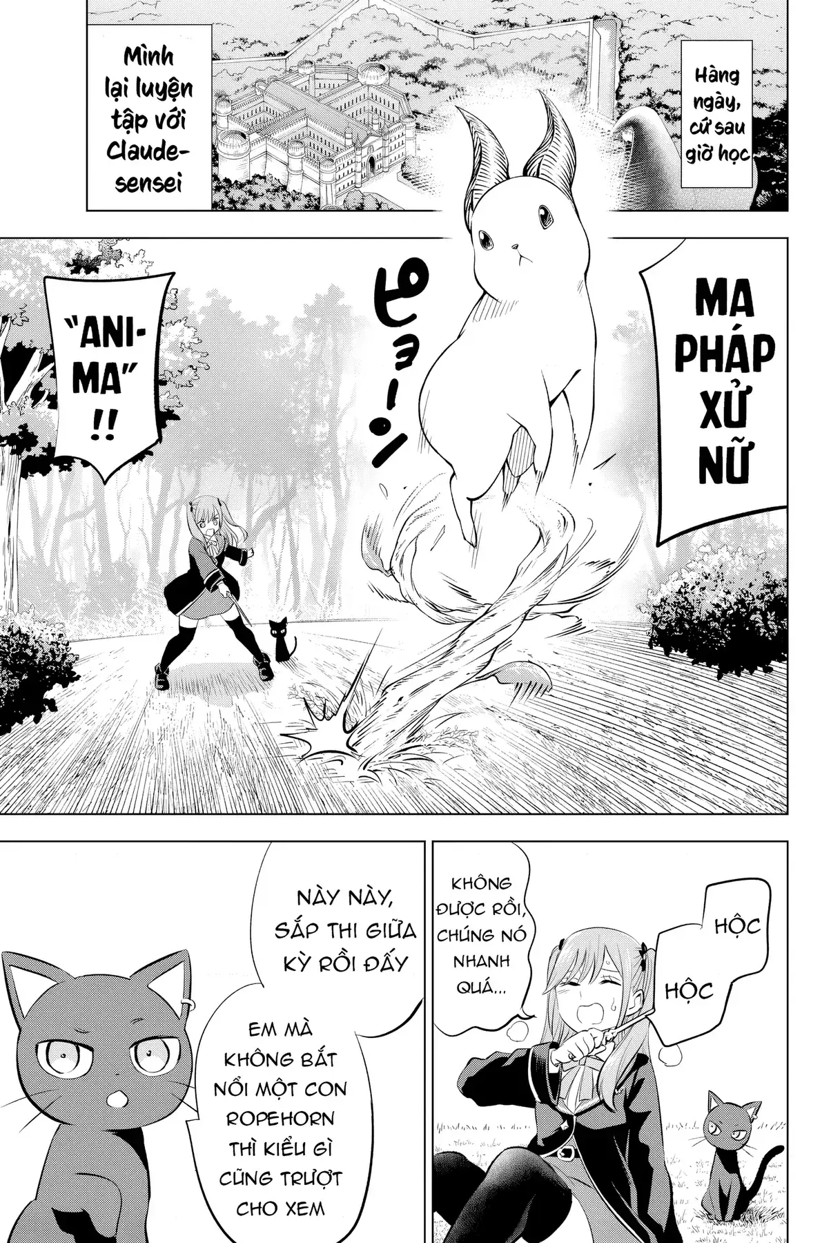 The Classroom Of A Black Cat And A Witch Chapter 9 - Trang 4