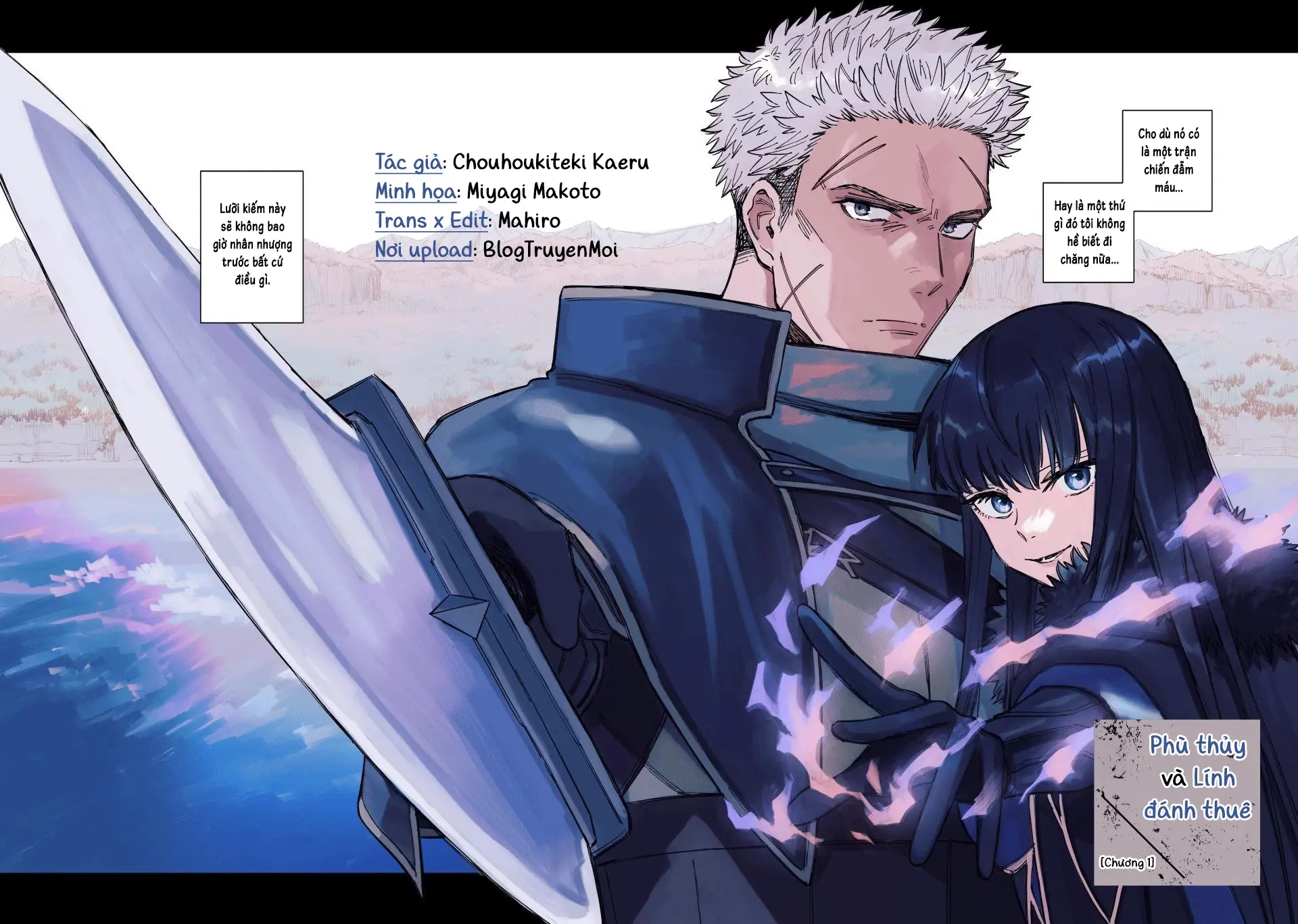 The Witch and the MercenaryMajo to Youhei Chapter 1 - Trang 6
