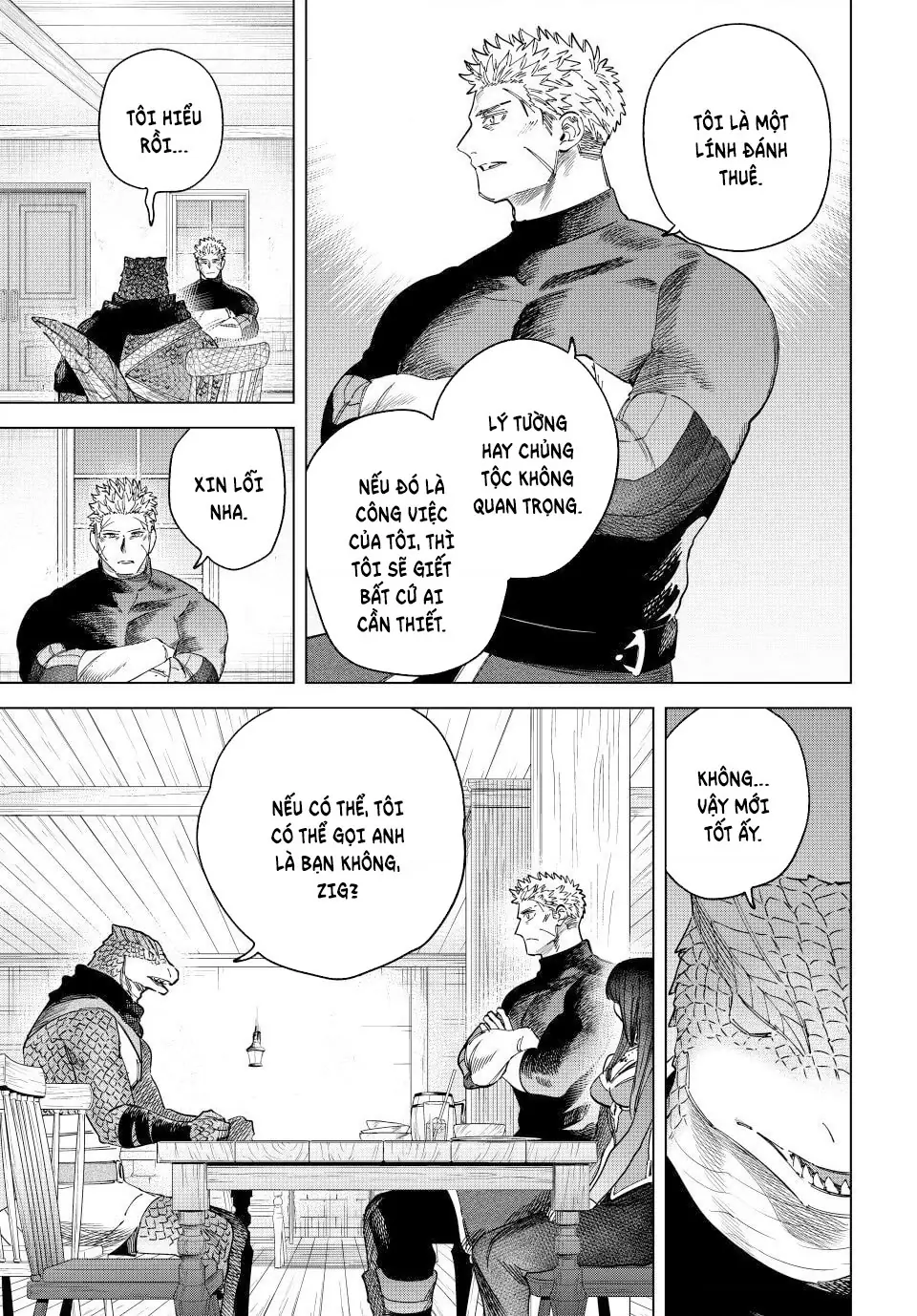 The Witch and the MercenaryMajo to Youhei Chapter 49 - Trang 17