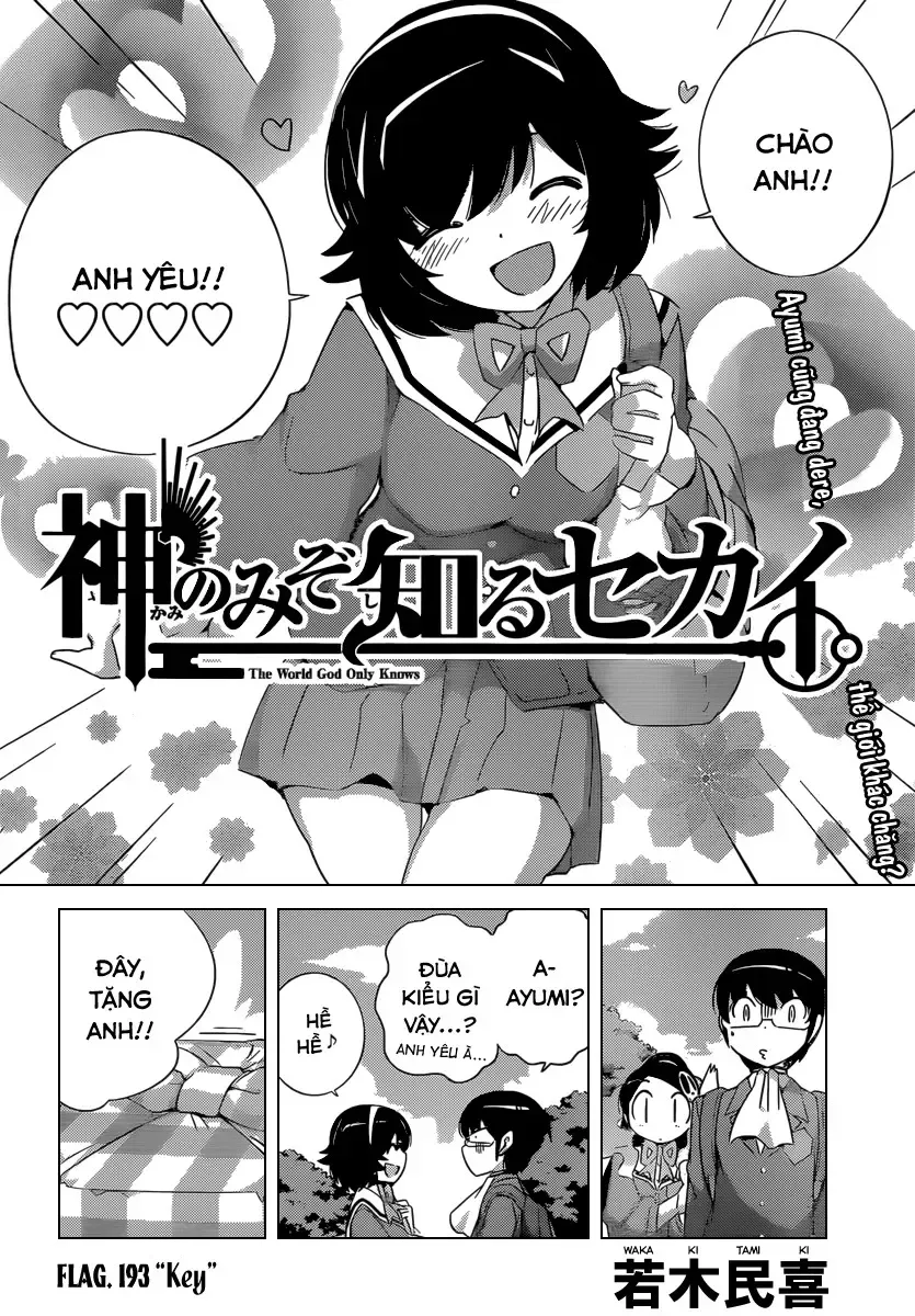 The World God Only Knows Chapter 193 - Trang 3
