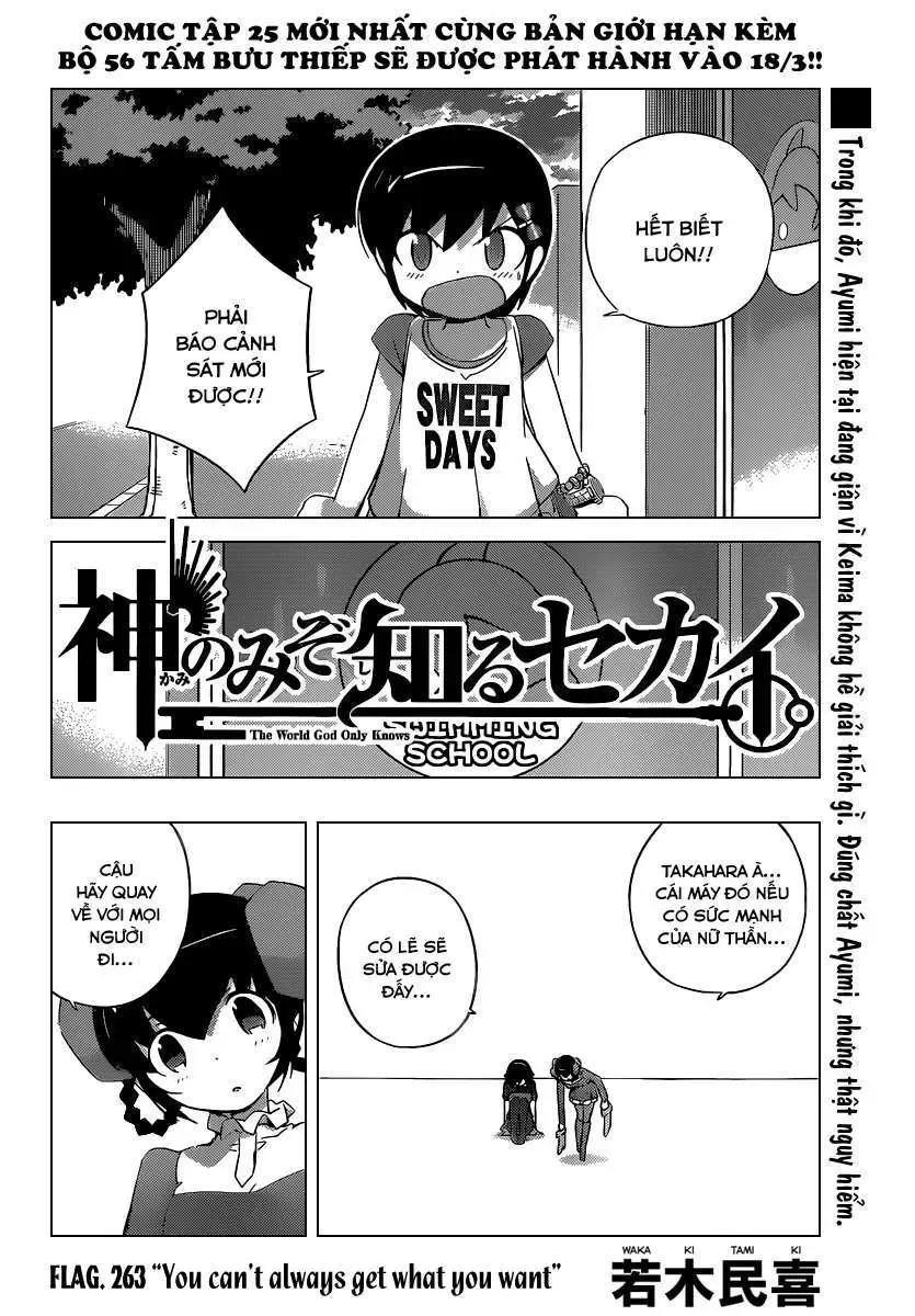 The World God Only Knows Chapter 263 - Trang 3