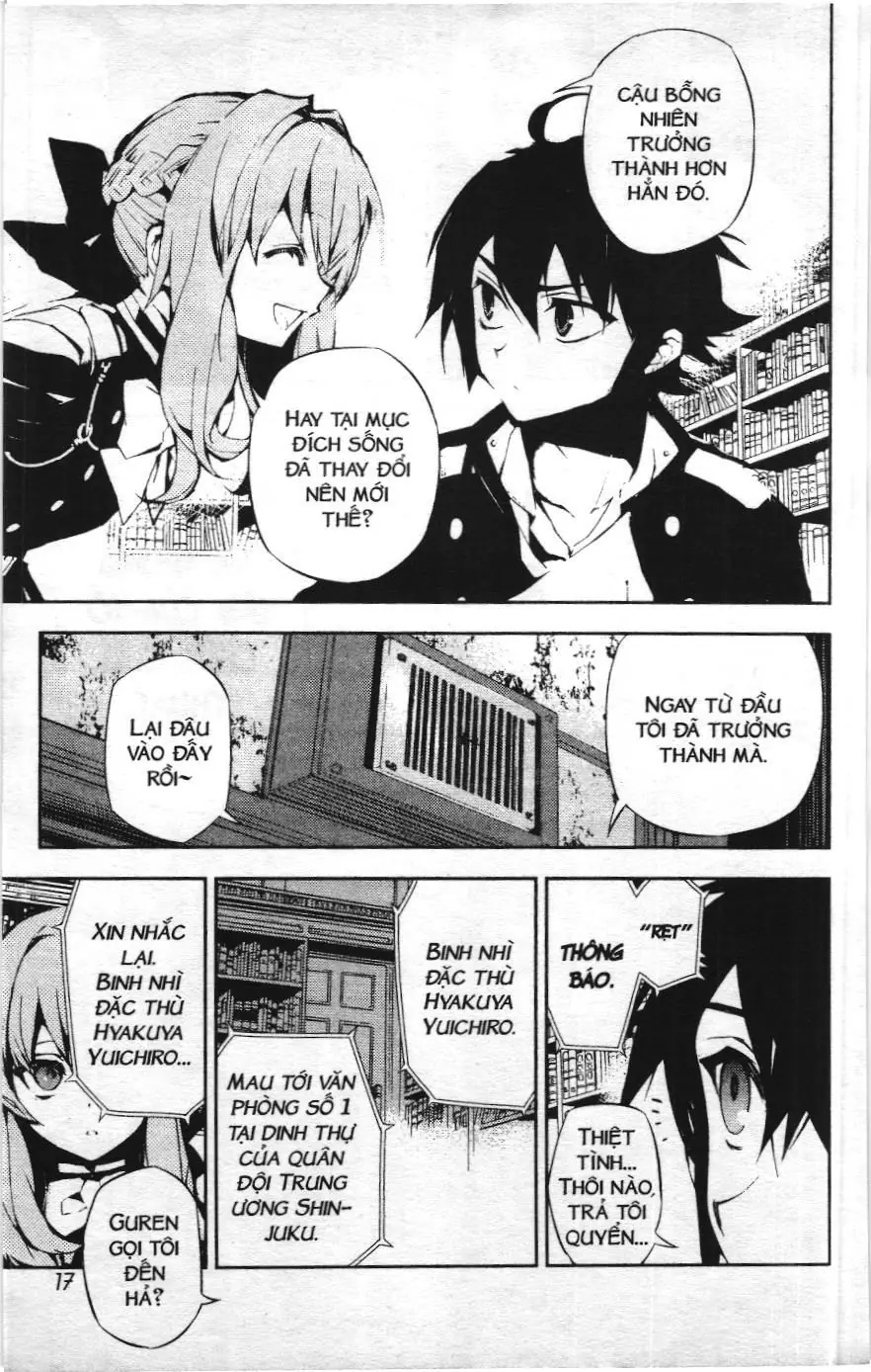 Thiên thần diệt thế - Seraph of the end (NXB Kim Đồng) Chapter 16 - Trang 14