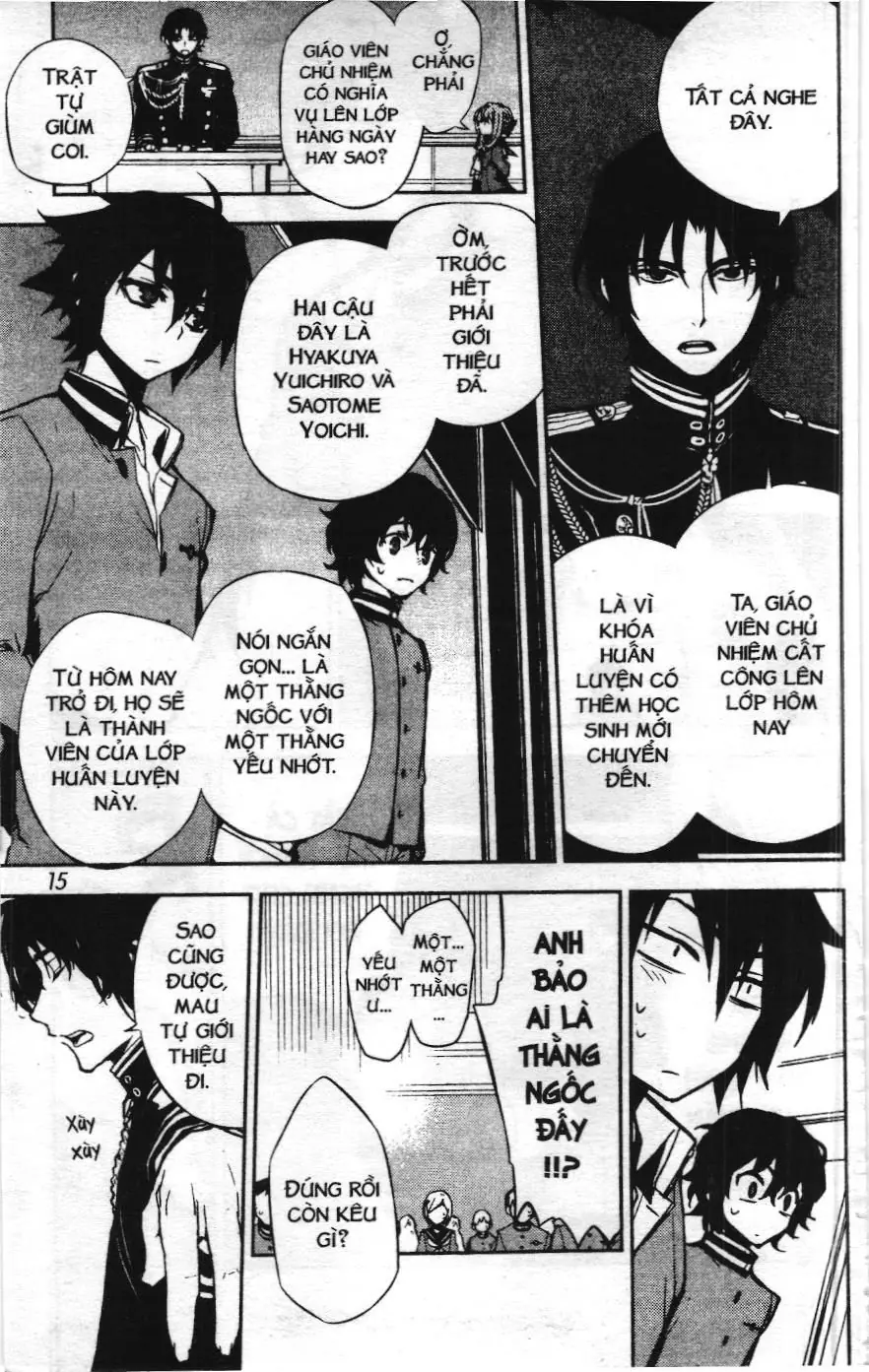 Thiên thần diệt thế - Seraph of the end (NXB Kim Đồng) Chapter 4 - Trang 12