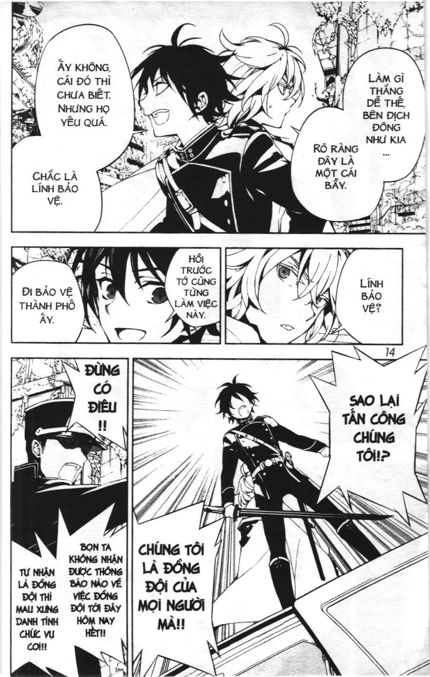 Thiên thần diệt thế - Seraph of the end (NXB Kim Đồng) Chapter 70 - Trang 12