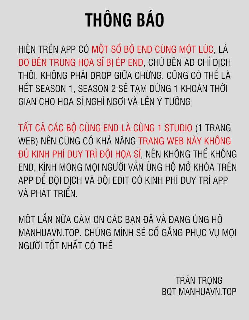 Thông Báo Từ BQT Chapter 3.8 - Trang 2
