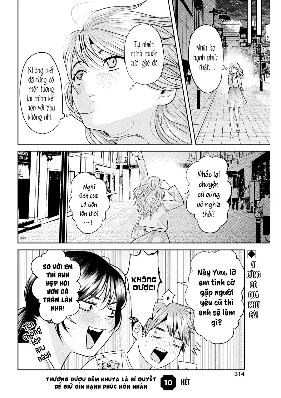 Thưởng rượu đêm khuya là bí quyết để giữ gìn hạnh phúc hôn nhân. Chapter 10 - Trang 20