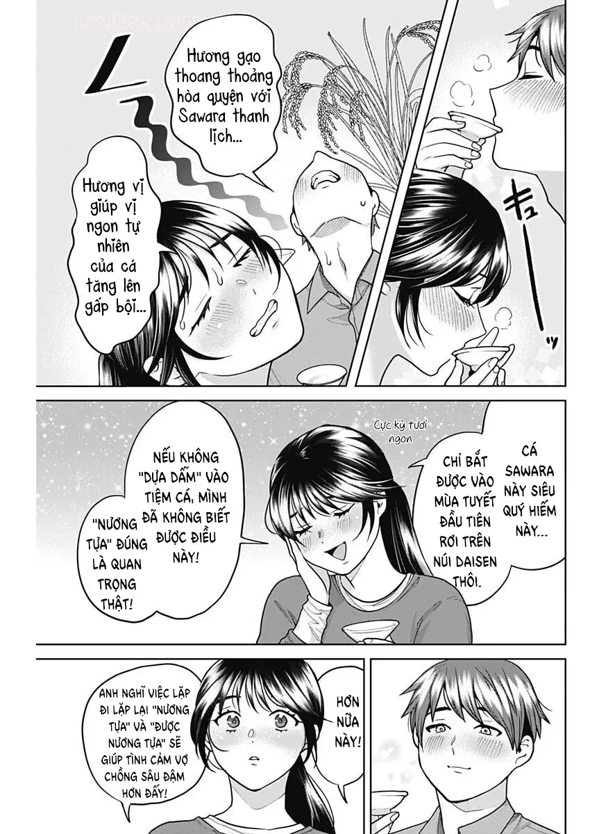 Thưởng rượu đêm khuya là bí quyết để giữ gìn hạnh phúc hôn nhân. Chapter 4 - Trang 15