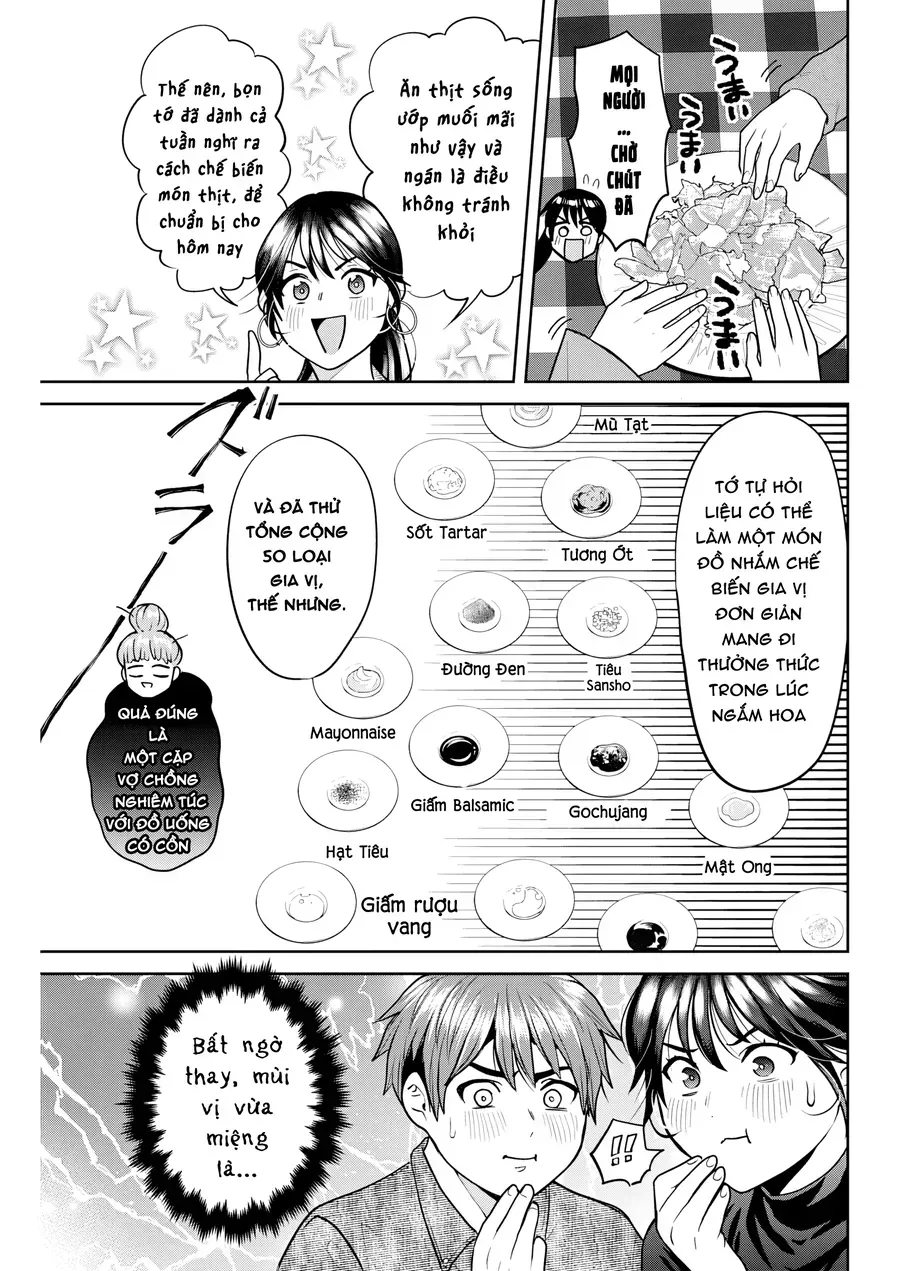 Thưởng rượu đêm khuya là bí quyết để giữ gìn hạnh phúc hôn nhân. Chapter 5 - Trang 12