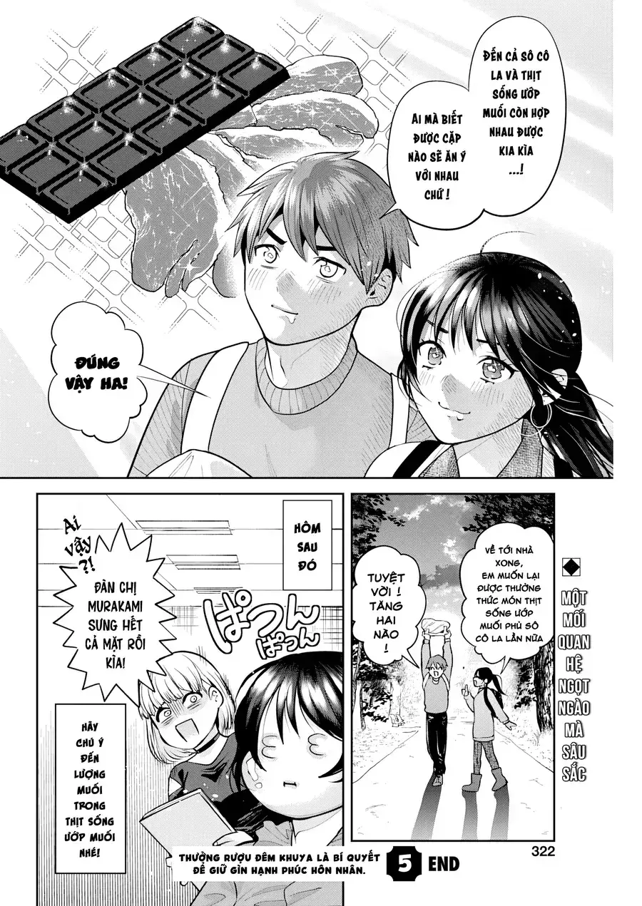 Thưởng rượu đêm khuya là bí quyết để giữ gìn hạnh phúc hôn nhân. Chapter 5 - Trang 19