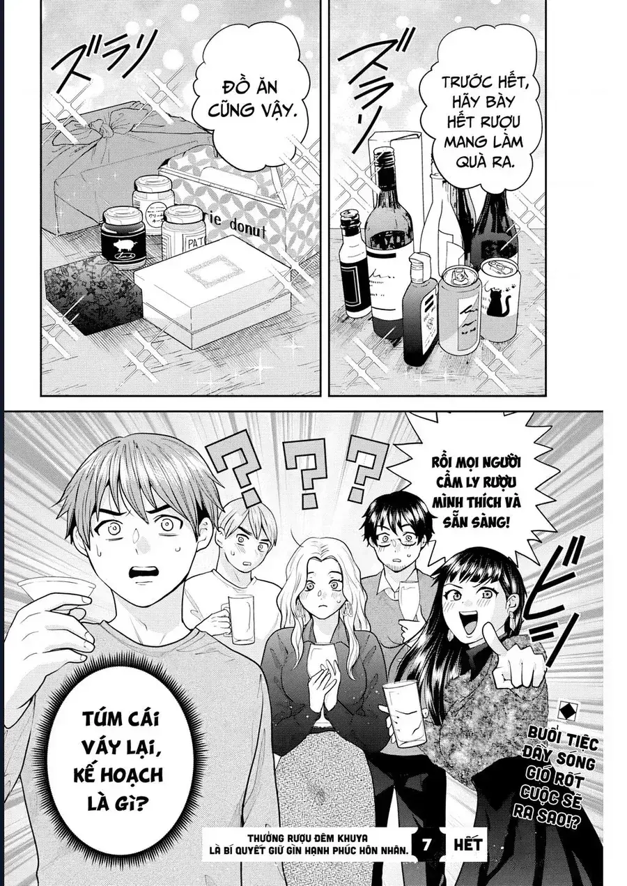 Thưởng rượu đêm khuya là bí quyết để giữ gìn hạnh phúc hôn nhân. Chapter 7 - Trang 20