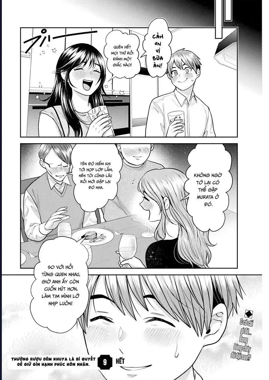 Thưởng rượu đêm khuya là bí quyết để giữ gìn hạnh phúc hôn nhân. Chapter 9 - Trang 20