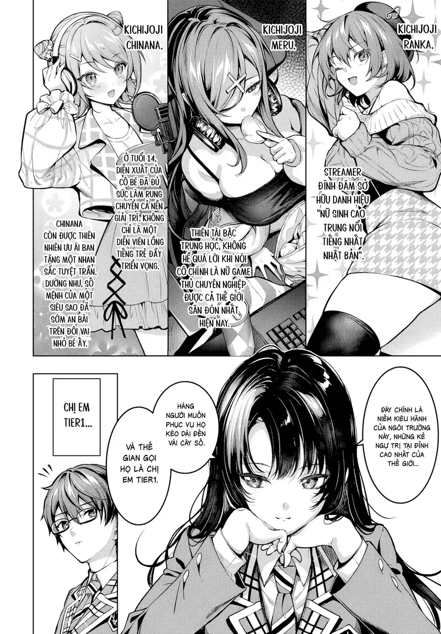 Tier 1 Shimai: Yuumei Yonshimai Wa Boku Nashi De Wa Ikirarenai Chapter 1.2 - Trang 4