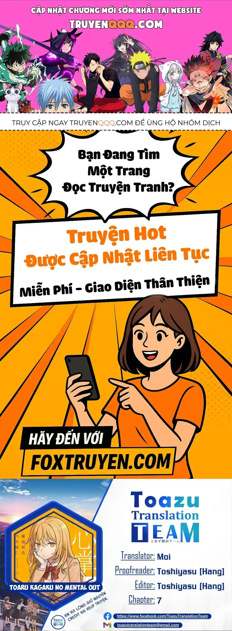 Toaru Majutsu No Index Gaiden - Toaru Kagaku No Mental Out Chapter 7 - Trang 2