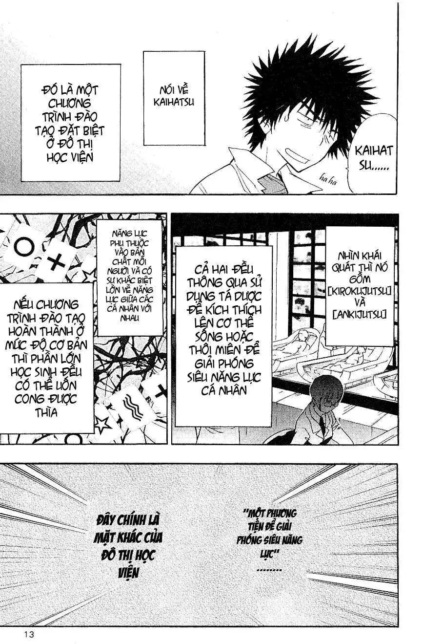 Toaru Majutsu No Index Chapter 1 - Trang 12