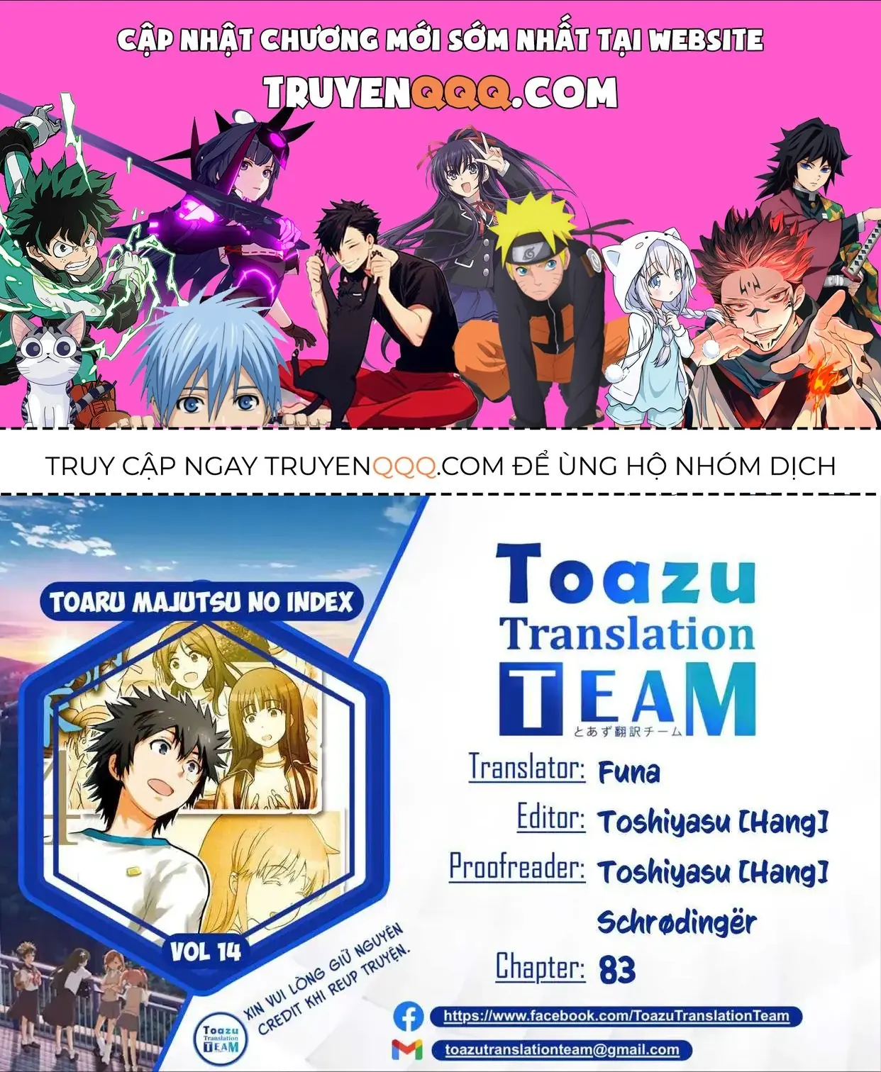 Toaru Majutsu No Index Chapter 83 - Trang 2