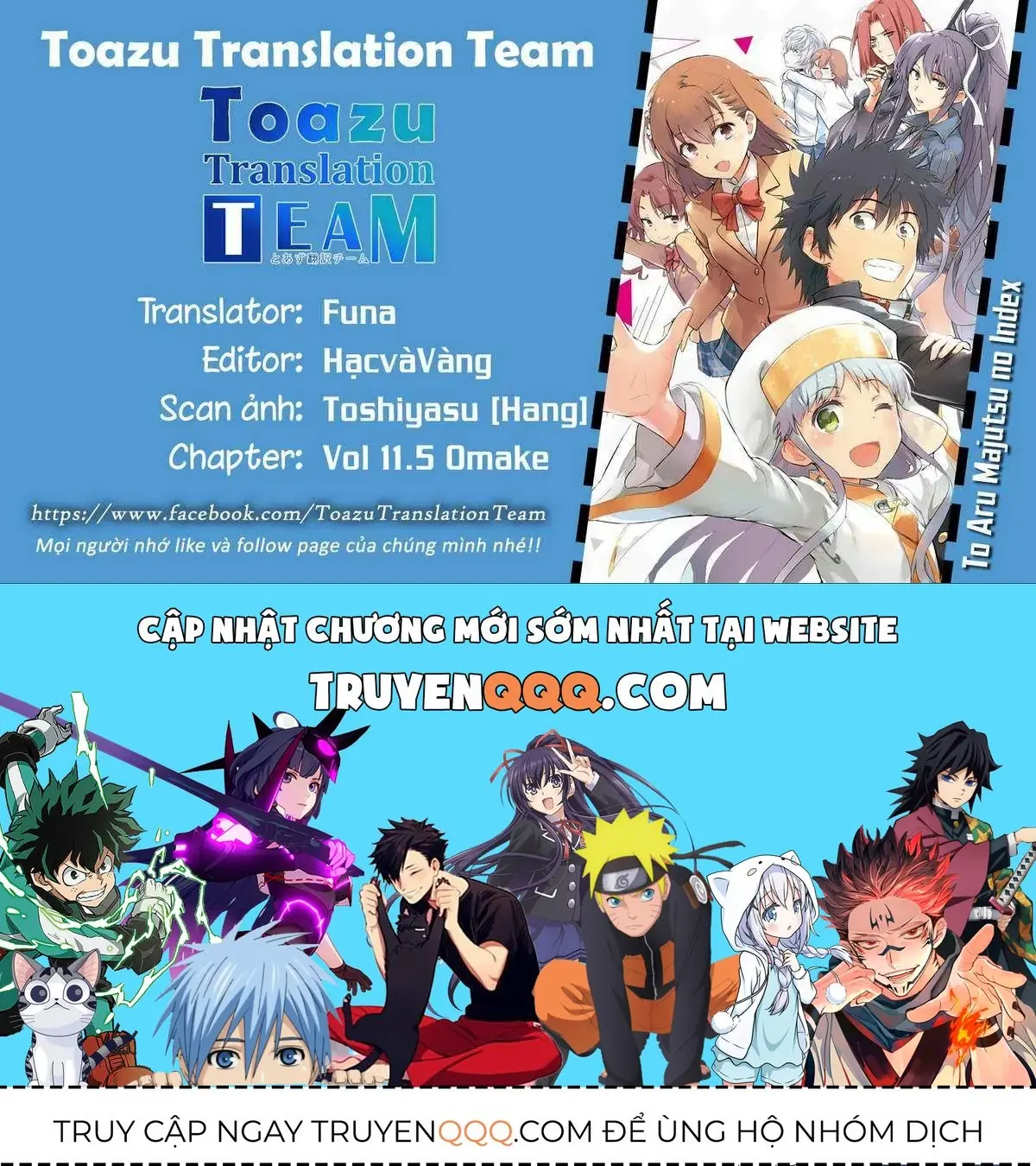 Toaru Majutsu No Index Chapter 85.5 - Trang 11