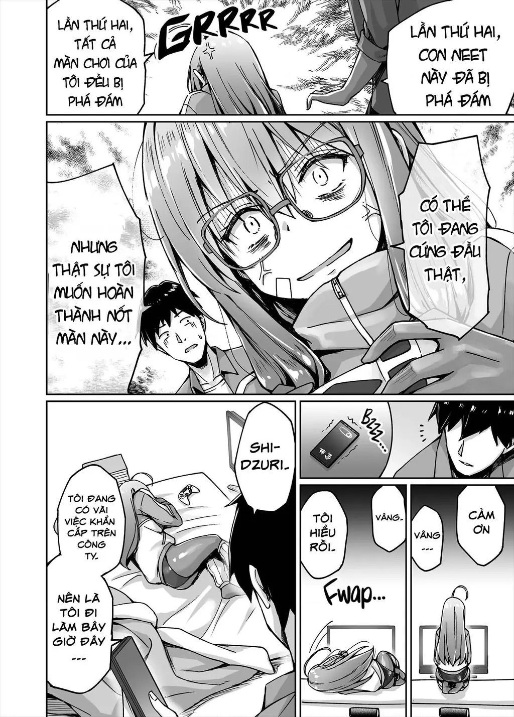 Tôi bỗng nhiên bắt đầu sống chung với một nữ ninja NEET Otaku Chapter 14 - Trang 4