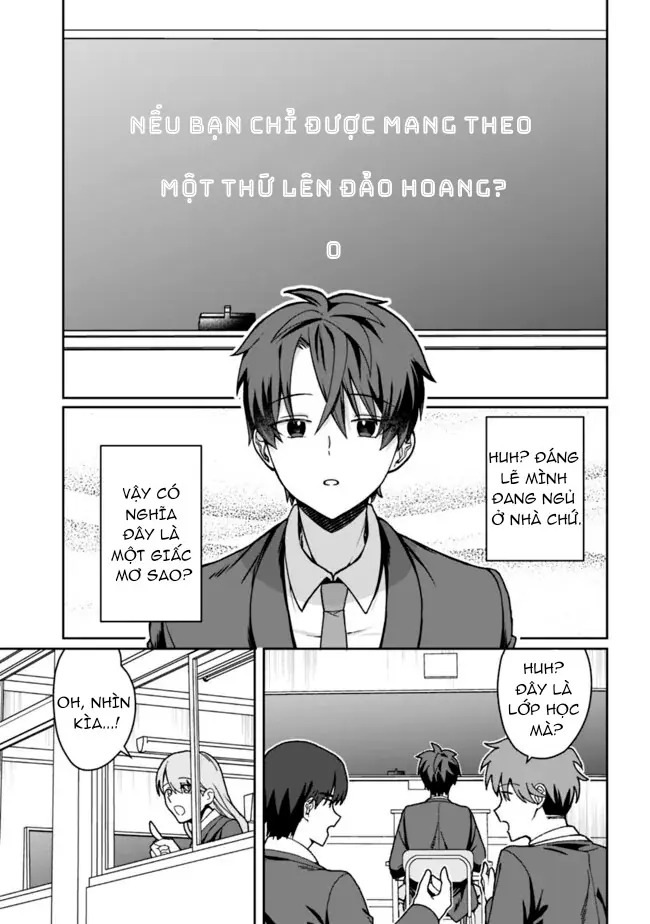 Tôi Có Kỹ Năng Minecraft Cùng Dàn Mỹ Nữ Sinh Tồn Trên Đảo Hoang Chapter 1 - Trang 8