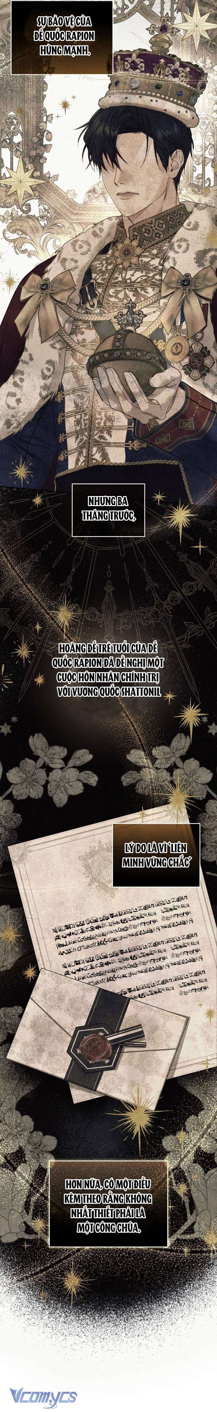 Tôi Đã Trải Qua Đêm Đầu Tiên Dù Chỉ Là Hoàng Hậu Thay Thế Chapter 1 - Trang 19