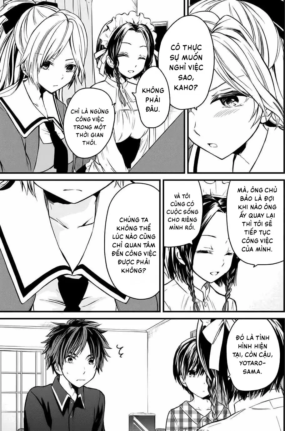 Tôi được làm quản gia riêng của cô bạn tiểu thư Chapter 3 - Trang 4