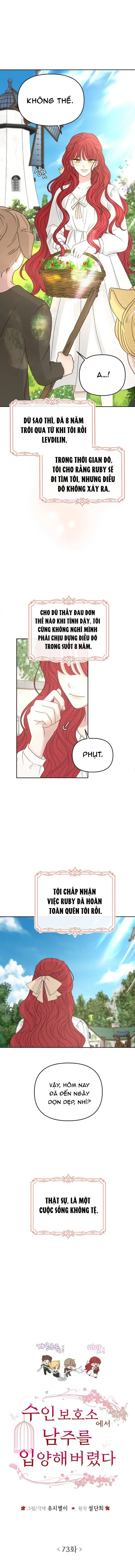 Tôi nhận nuôi nam chính từ nhà tù Chapter 73 - Trang 4