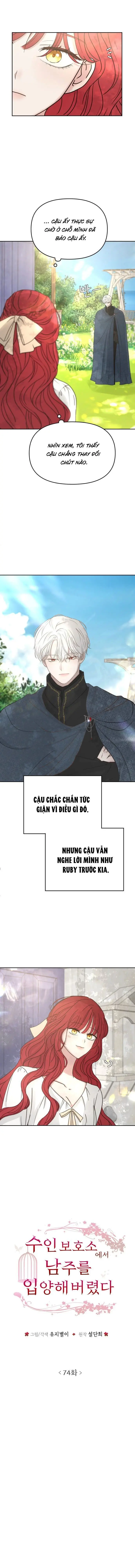 Tôi nhận nuôi nam chính từ nhà tù Chapter 74 - Trang 4
