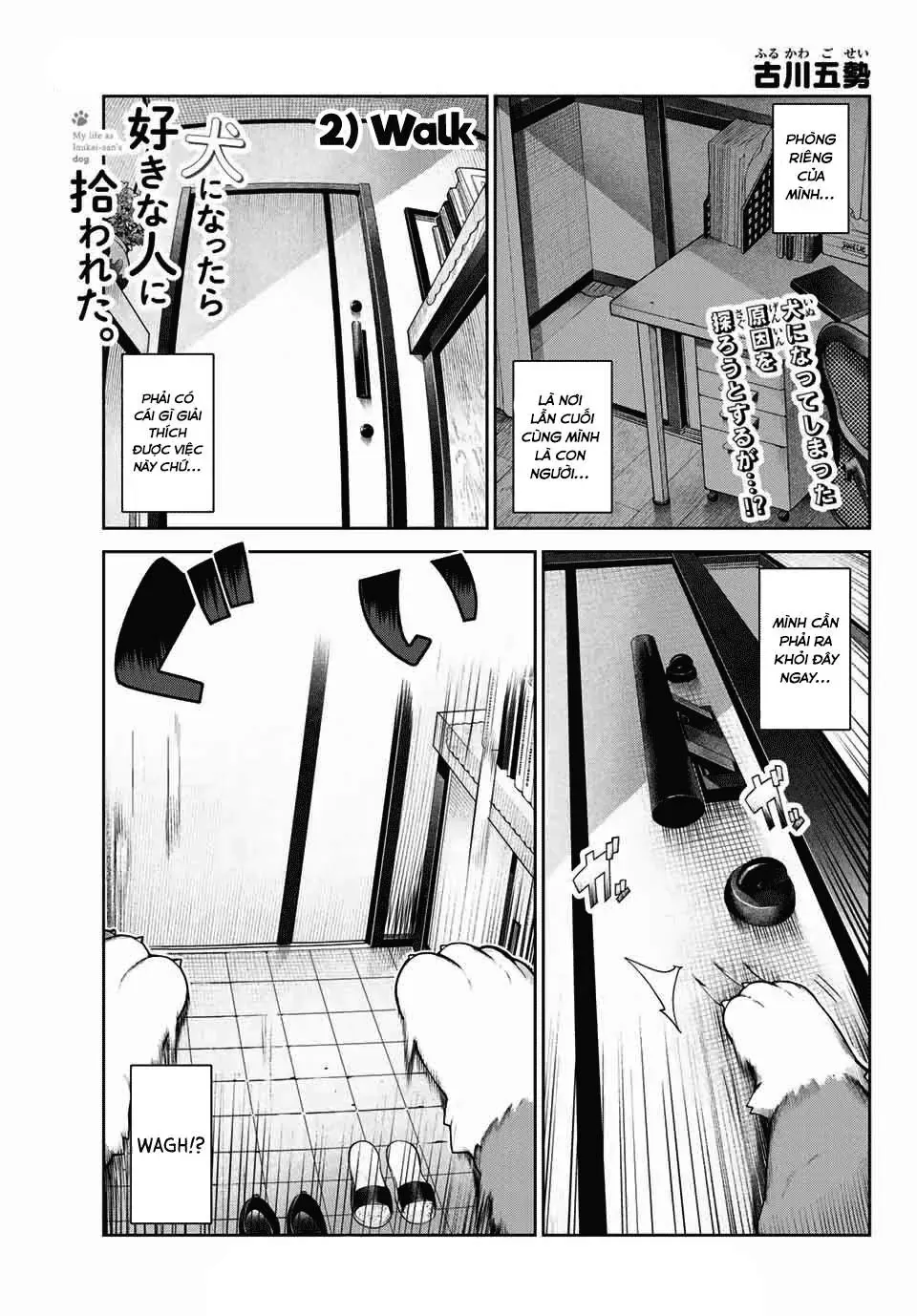 Tôi Tái Sinh Thành Chó Và Được Cô Bạn Cùng Lớp Nhận Nuôi!? Chapter 2 - Trang 4