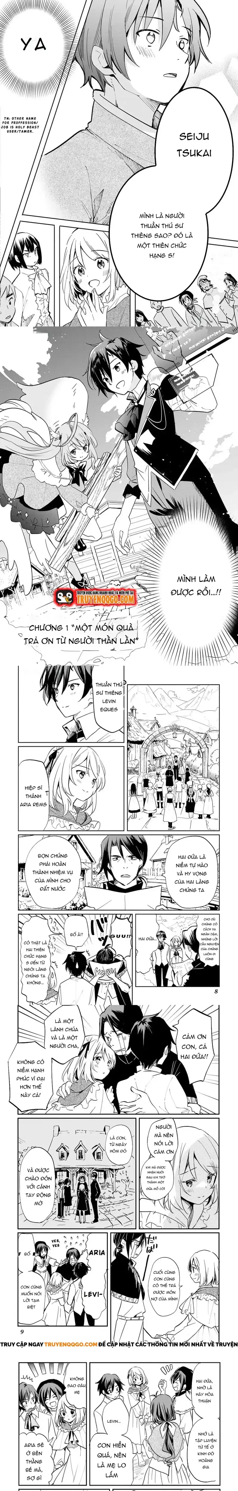 Tokage (Hontou Wa Shinryuu) Wo Shoukan Shita Seijuu Tsukai, Ryuu No Senaka De Kaitaku Life Chapter 1 - Trang 3