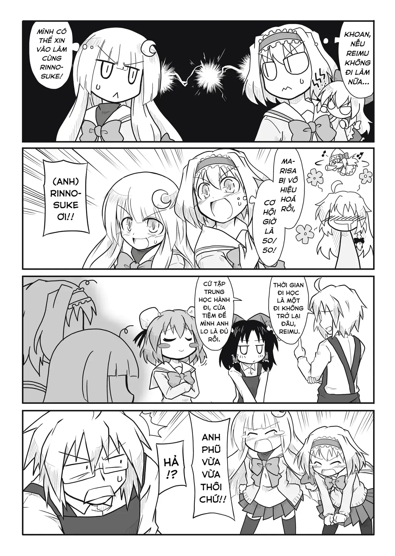 Touhou - Ba Cộng Một (Doujinshi) Chapter 8 - Trang 8