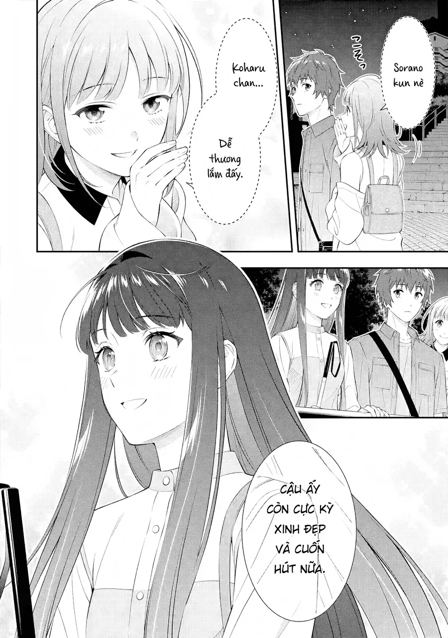 Toumei Na Yoru Ni Kakeru Kimi To, Me Ni Mienai Koi Wo Shita. Chapter 4 - Trang 32