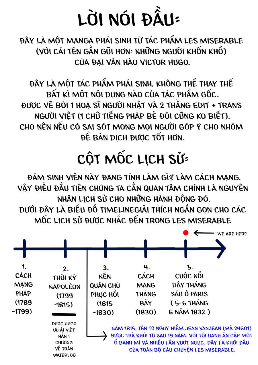 Từ Những Người Khốn Khổ - Gửi Đến Những Người Bạn Của Khoảnh Khắc L'heure Bleue. Chapter 1 - Trang 2