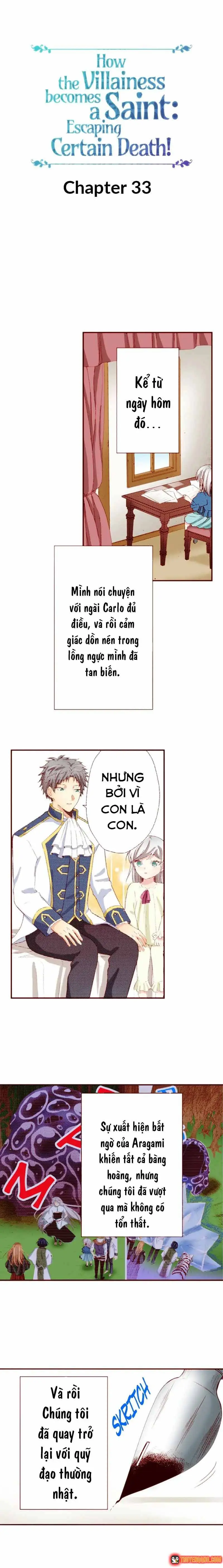 Tuy Là Ác Nữ Nhưng Tôi Quyết Thành Thánh Nữ Để Né Cờ Chết Chapter 33 - Trang 3
