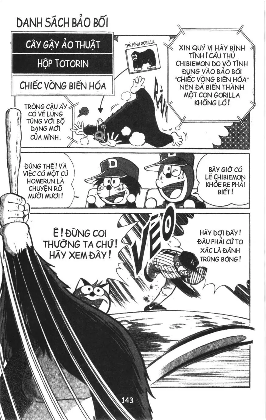 Tuyển tập Doraemon bóng chày (NXB Kim Đồng) Chapter 28 - Trang 9