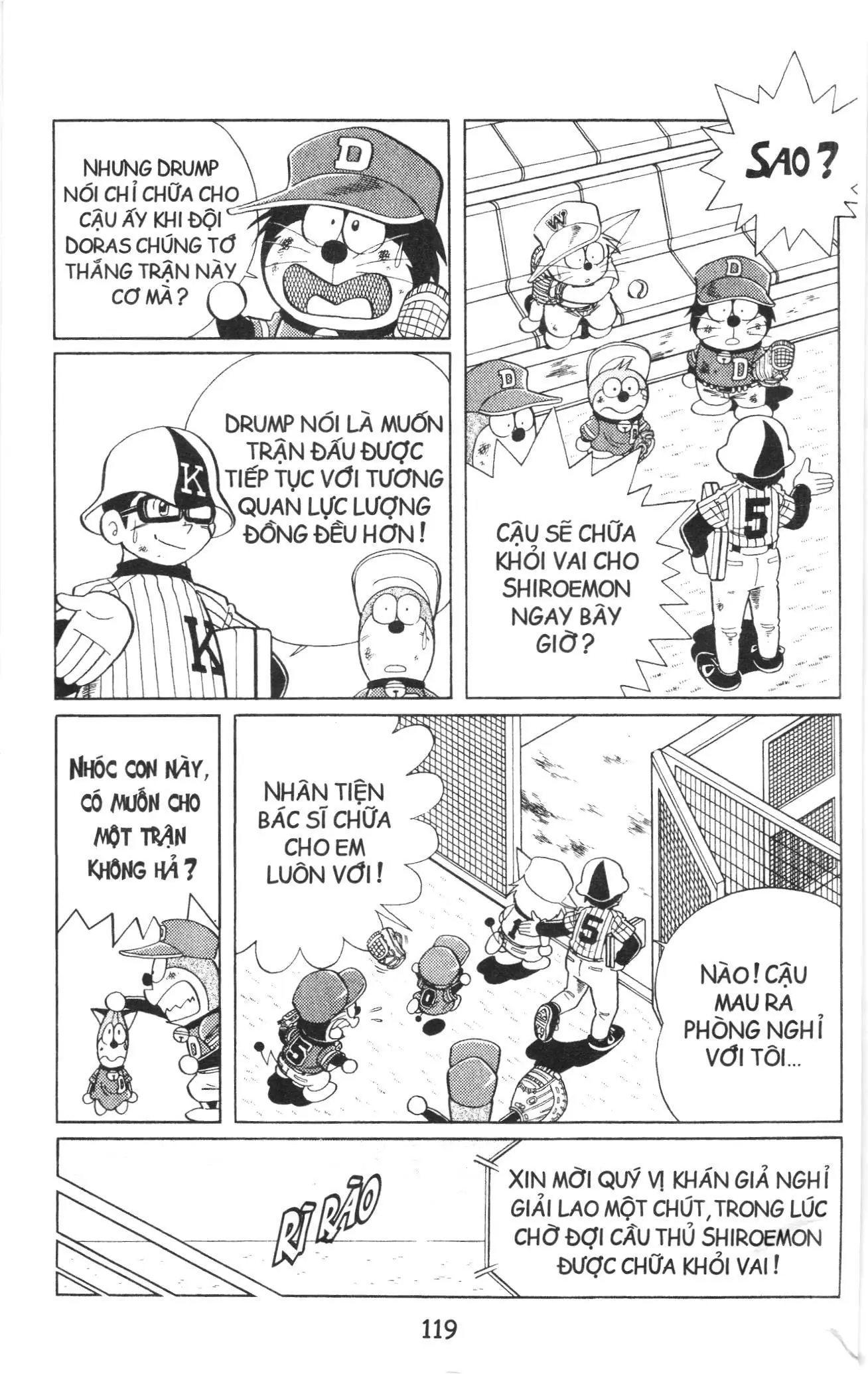 Tuyển tập Doraemon bóng chày (NXB Kim Đồng) Chapter 34 - Trang 5