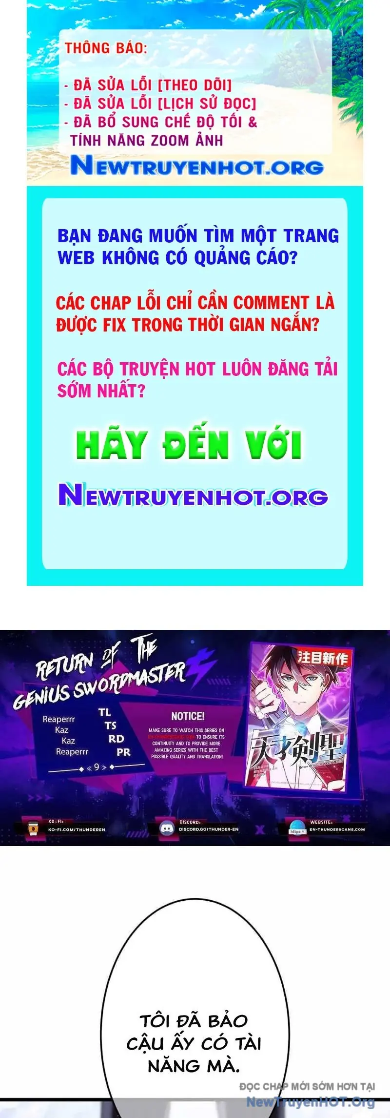 Tuyệt Thế Kiếm Thánh Hồi Quy Chapter 9 - Trang 2