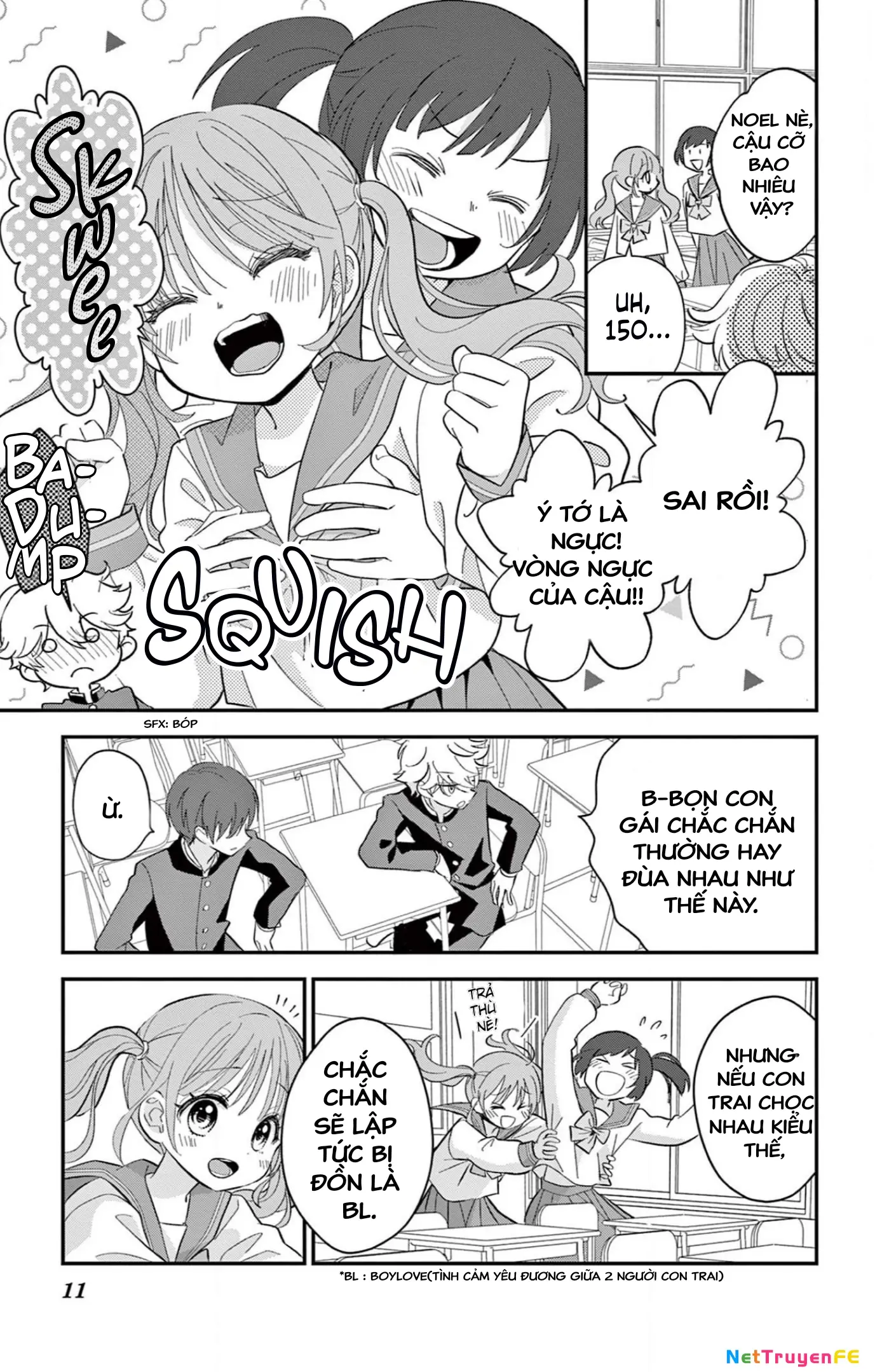Uesugi-kun muốn từ bỏ làm con gái Chapter 1 - Trang 12