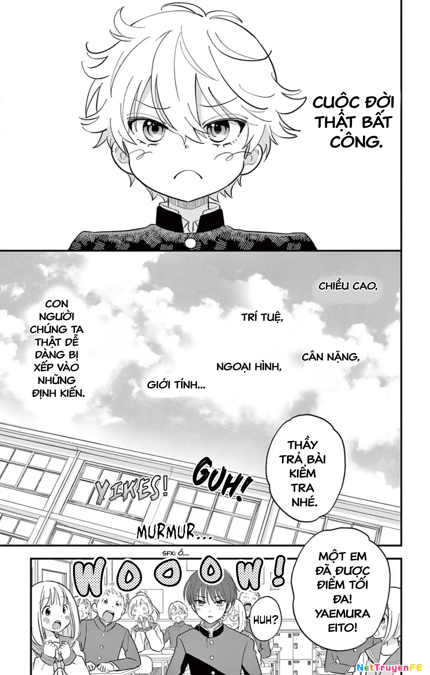 Uesugi-kun muốn từ bỏ làm con gái Chapter 1 - Trang 14