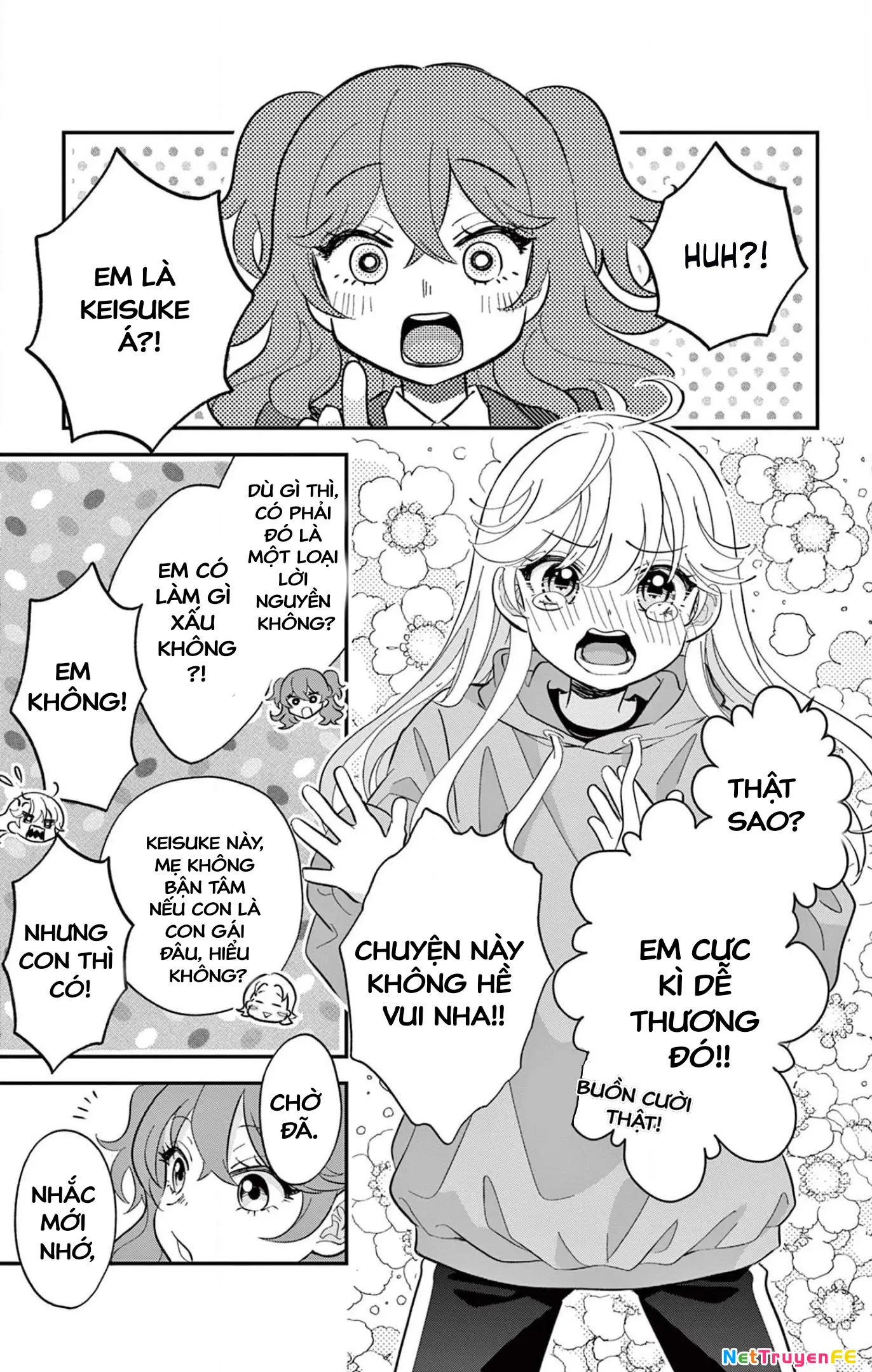 Uesugi-kun muốn từ bỏ làm con gái Chapter 1 - Trang 36