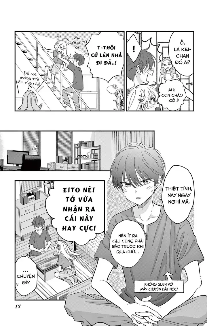 Uesugi-kun muốn từ bỏ làm con gái Chapter 14 - Trang 17