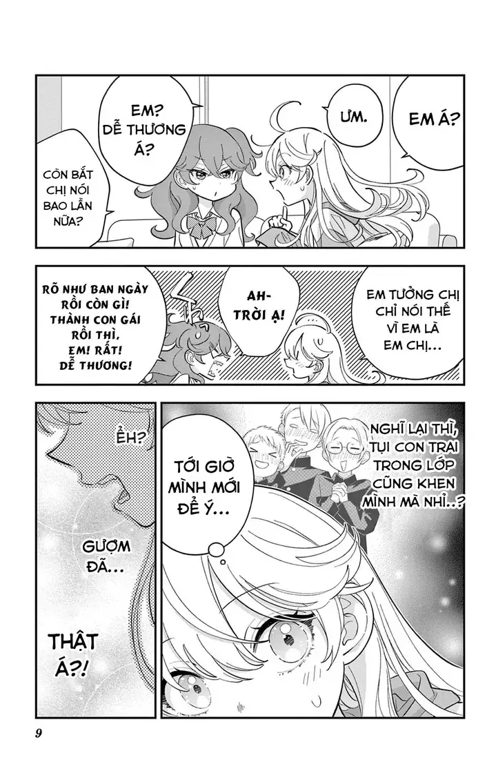 Uesugi-kun muốn từ bỏ làm con gái Chapter 14 - Trang 9